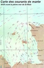Carte des courants de mare
